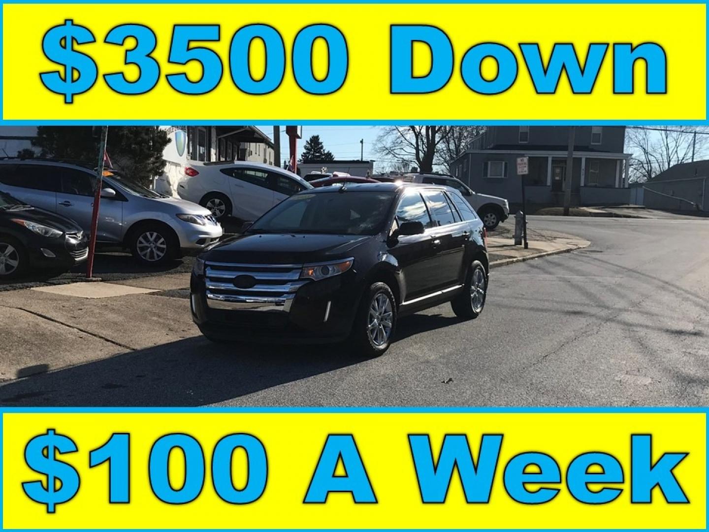 2013 Black /Black Ford Edge LIMITED (2FMDK4KC5DB) with an 3.5 V6 engine, Automatic transmission, located at 577 Chester Pike, Prospect Park, PA, 19076, (610) 237-1015, 39.886154, -75.302338 - Photo#0